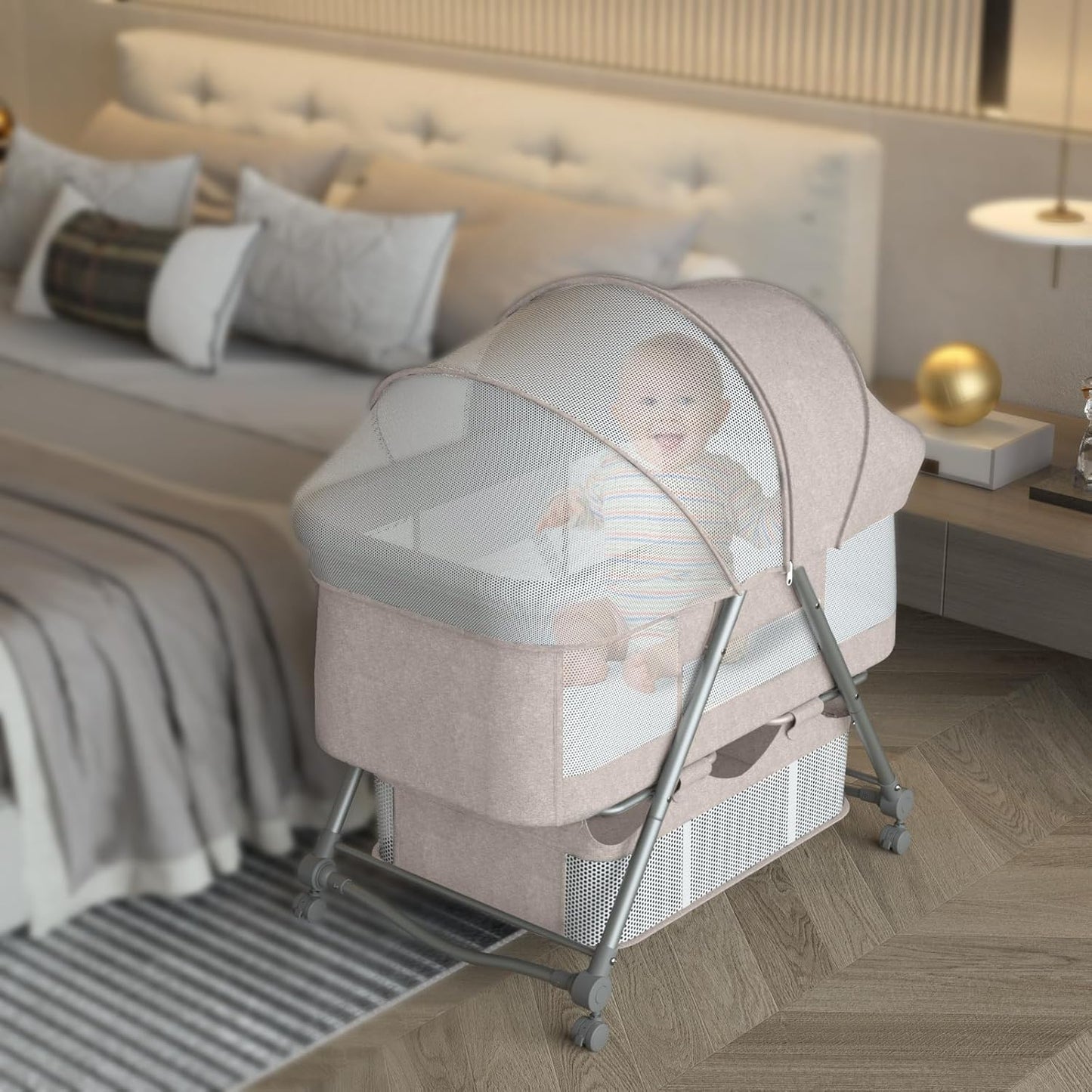 Berceau Cododo - BabyCradle™ - Kaki - Monde Des Bébés