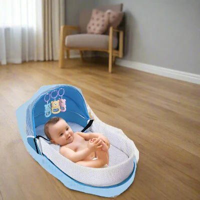 Berceau de Voyage - BabyNest™ - Bleu - Monde Des Bébés