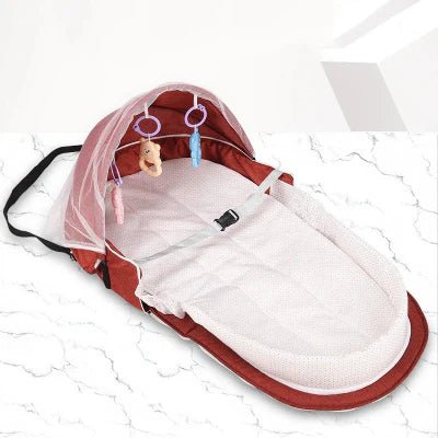 Berceau de Voyage - BabyNest™ - Rouge - Monde Des Bébés