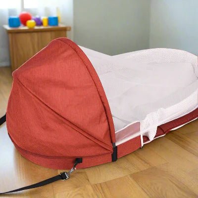 Berceau de Voyage - BabyNest™ - Rouge - Monde Des Bébés