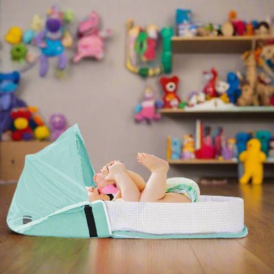 Berceau de Voyage - BabyNest™ - Vert - Monde Des Bébés