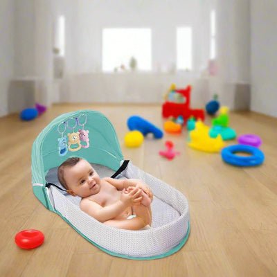 Berceau de Voyage - BabyNest™ - Vert - Monde Des Bébés